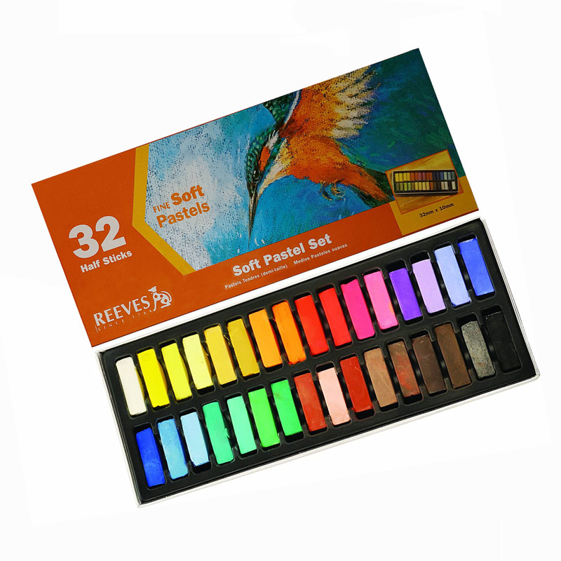 پاستل گچی 32 رنگ ریوز کد Soft