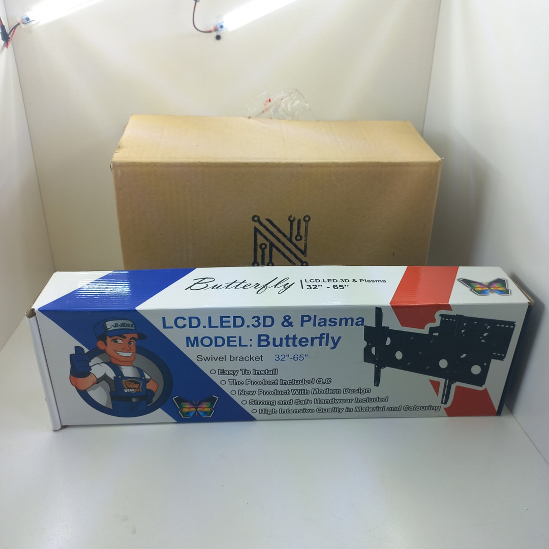 پایه دیواری تلوزیون مدل AWT_987 مناسب برای تلویزیون های 32 تا 65 اینچ