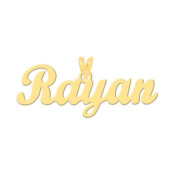 آویز گردنبند طلا 18 عیار زنانه کرابو طرح رایان مدل Kr30537