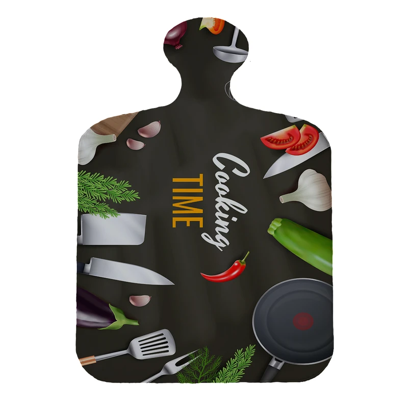 پادری مدل تخته گوشت طرح kitchen کد 8084 سایز 110×80 سانتی متر