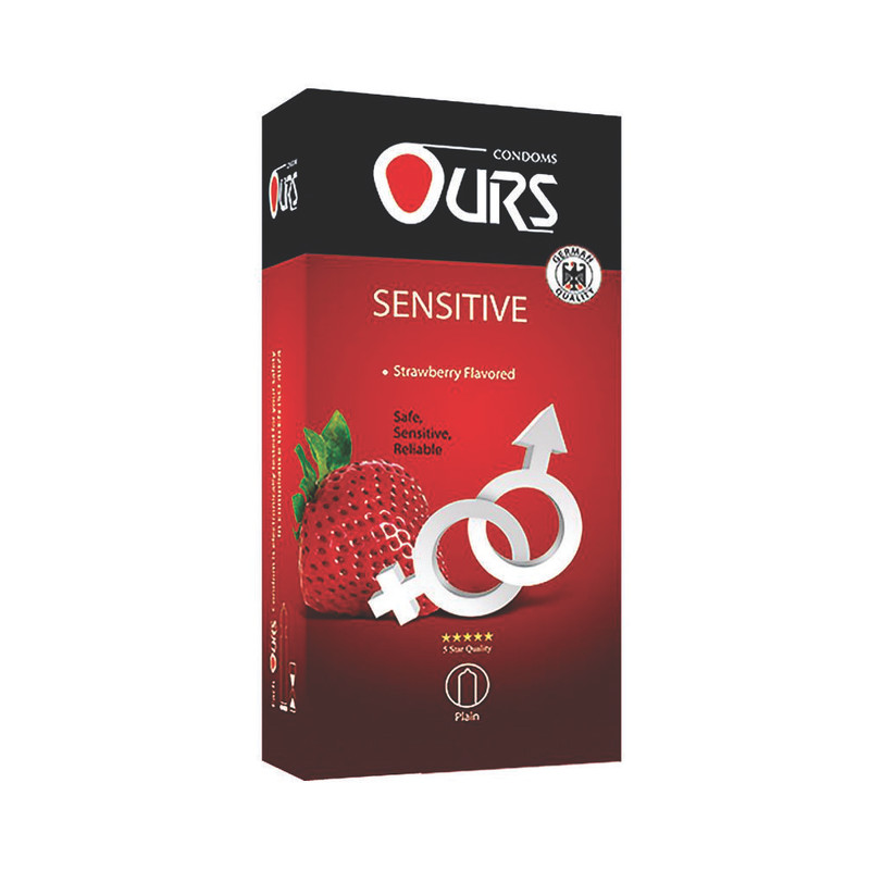کاندوم اورز مدل Sensitive مجموعه 12 عددی