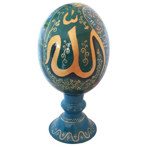 تخم شترمرغ تزیینی مدل الله