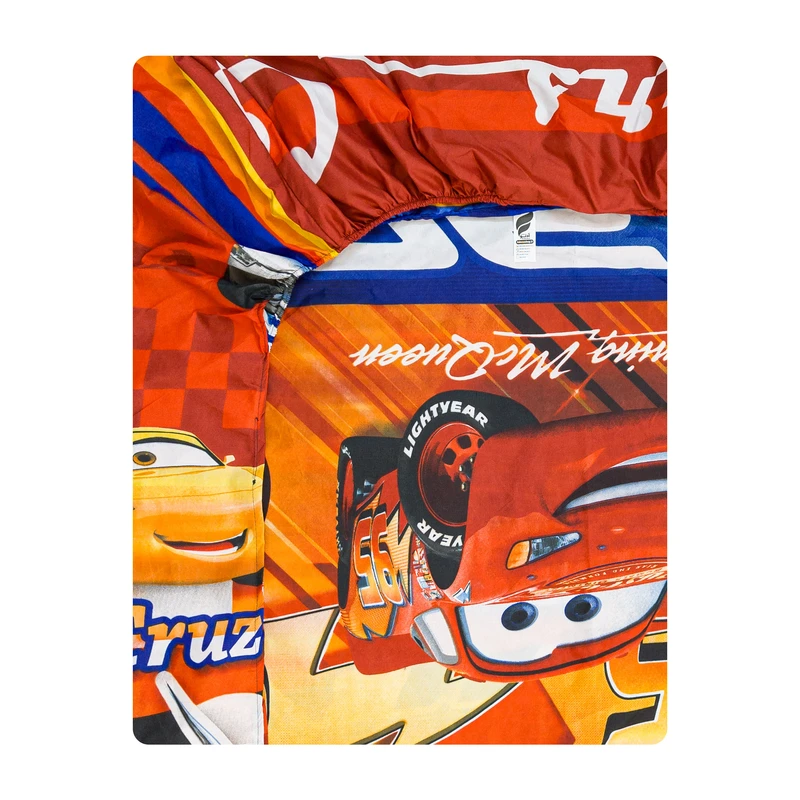 ملحفه کودک آدنو مدل Cars کد MC19 سایز 70x135 سانتی متر