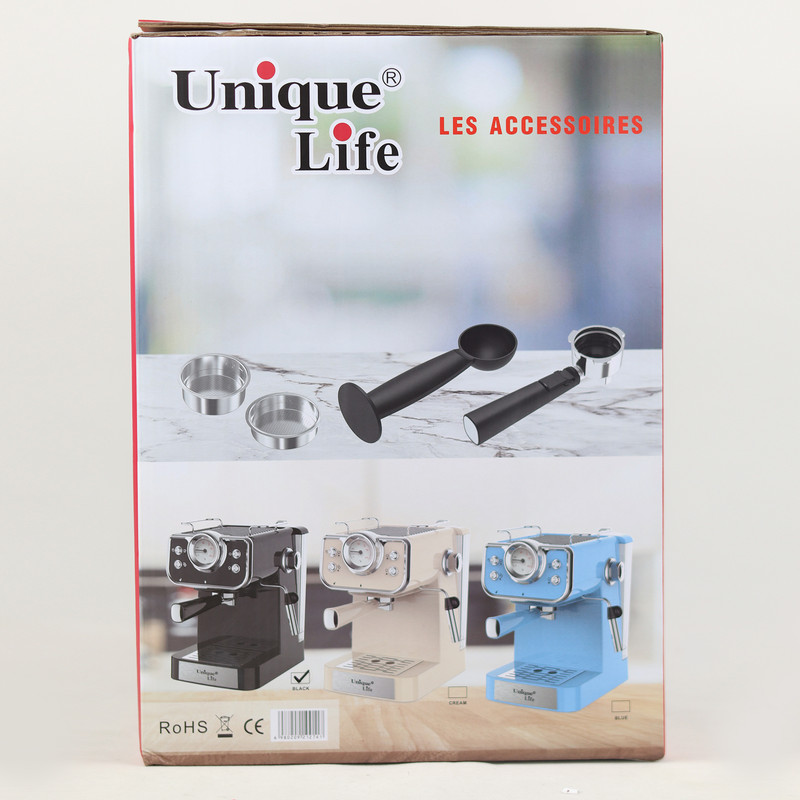 اسپرسو ساز یونیک لایف مدل UL-12741 اسپرسو ساز یونیک لایف مدل UL-12741
