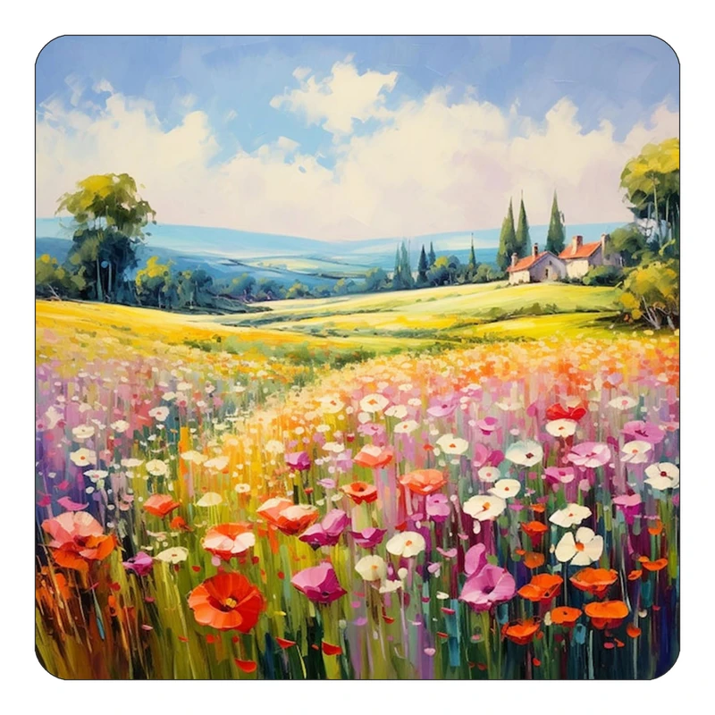 مگنت کاکتی طرح نقاشی رنگ روغن مدل mp71370