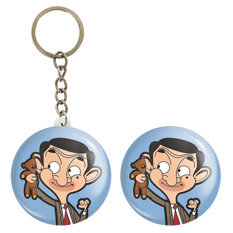 پیکسل خندالو مدل مستر بین Mr Bean کد 10649 به همراه جاکلیدی