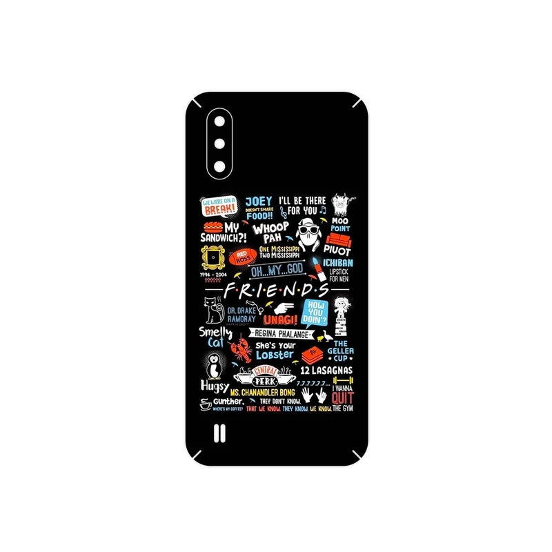 برچسب پوششی ماهوت مدل Friends 2 مناسب برای گوشی موبایل سامسونگ Galaxy M01
