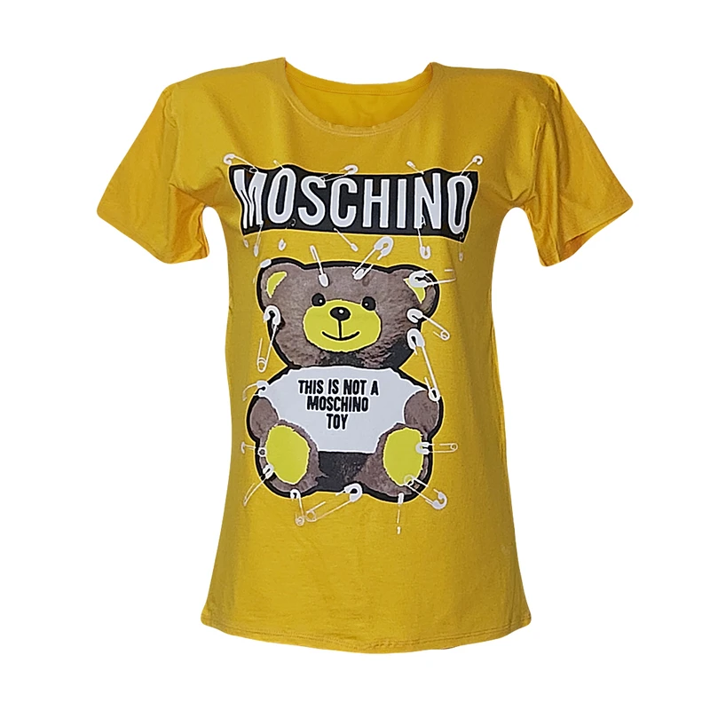 تی شرت آستین کوتاه زنانه مدل خرسی کد 978