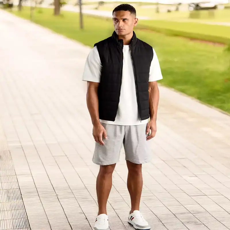 پافر مردانه مکس مدل Quilted Zip Through Sleeveless