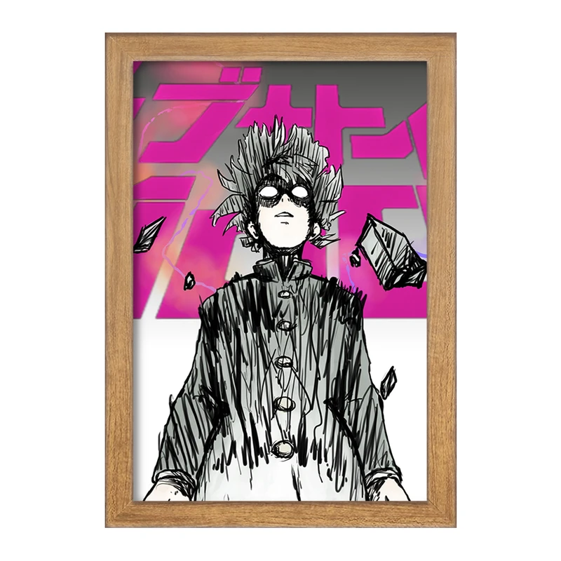 تابلو خندالو مدل ریتسو انیمه موب سایکو Mob Psycho 100 کد 24494