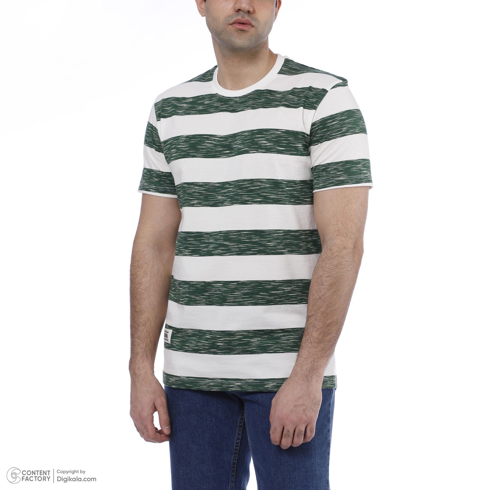 تی شرت آستین کوتاه مردانه باینت مدل 2261790 رنگ سبز -  - 3