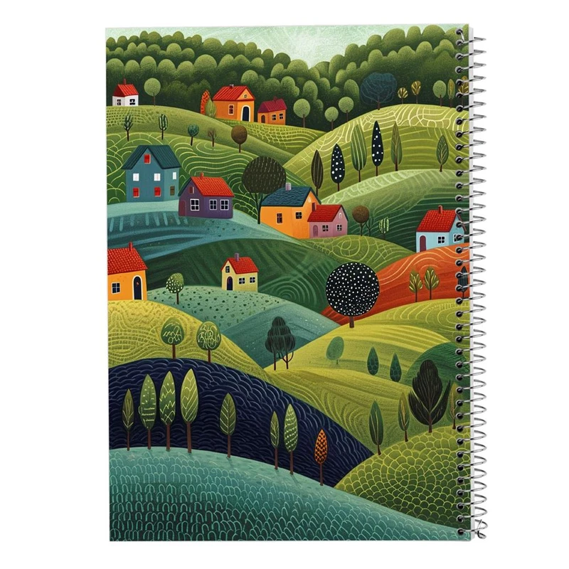 دفتر ژورنال نویسی 50 برگ مدوپد مدل نقطه ای طرح طبیعت کد DF15317