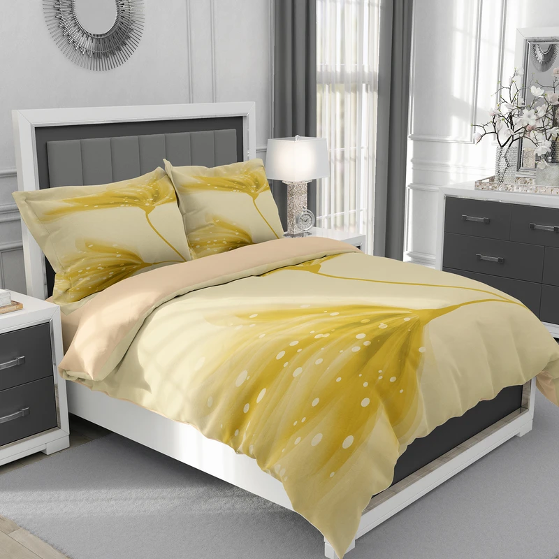 سرویس روتختی مدل گل دار 4781 تکنفره 5 تکه