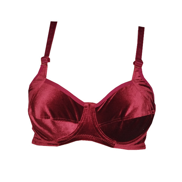 ست شورت و سوتین زنانه مدل مخمل کد 075