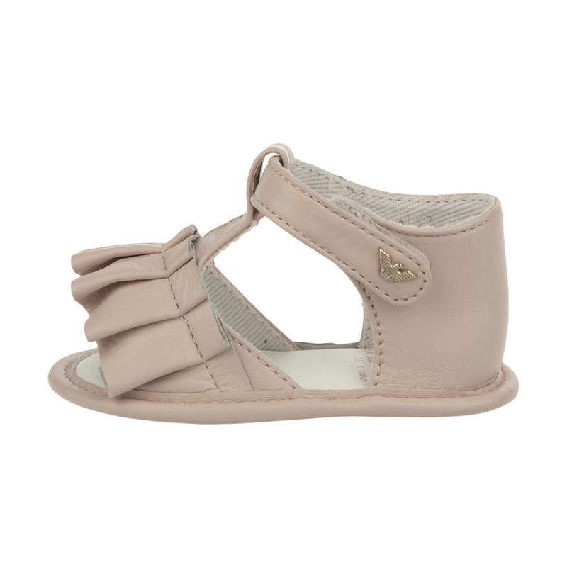 صندل نوزادی دخترانه آرمانی بیبی مدل 3951058P030-00070
