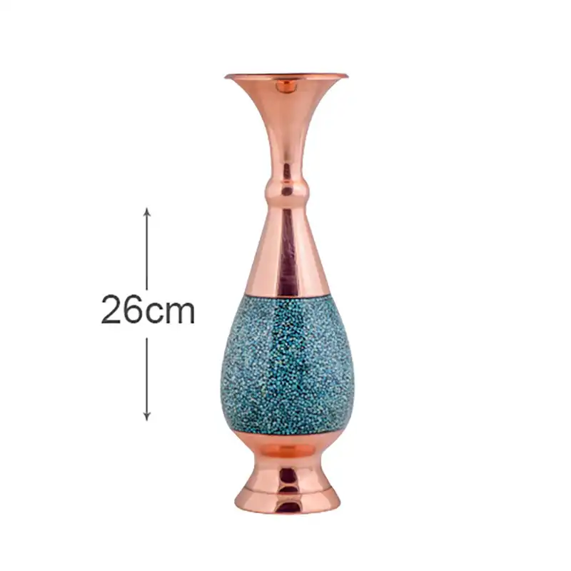 گلدان فیروزه کوبی مدل صراحی کد 25