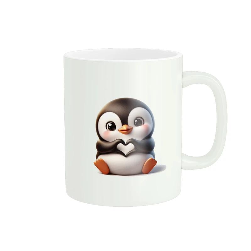 ماگ پاد آفرین طرح پنگوئن کد 833