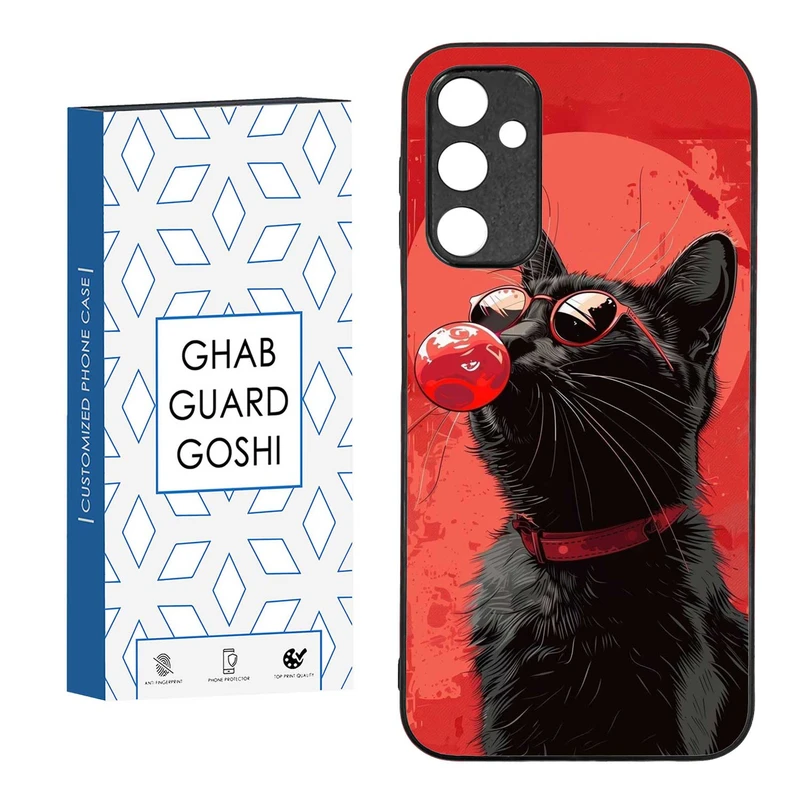 کاور قاب گارد گوشی طرح گربه کد TPU-296 مناسب برای گوشی موبایل سامسونگ  GALAXY A24  