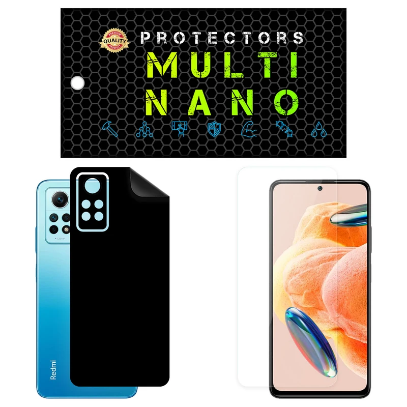محافظ صفحه نمایش مولتی نانو مدل X-SFM مناسب برای گوشی موبایل شیائومی Redmi Note 12 Pro 4G به همراه برچسب پوششی