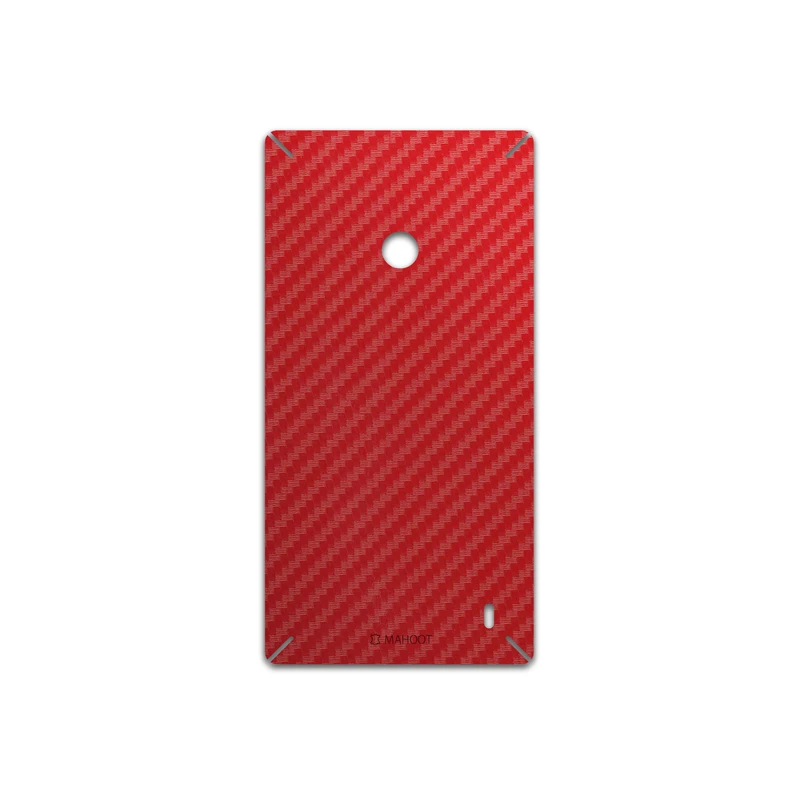برچسب پوششی ماهوت مدل Red-Fiber مناسب برای گوشی موبایل نوکیا Lumia 520