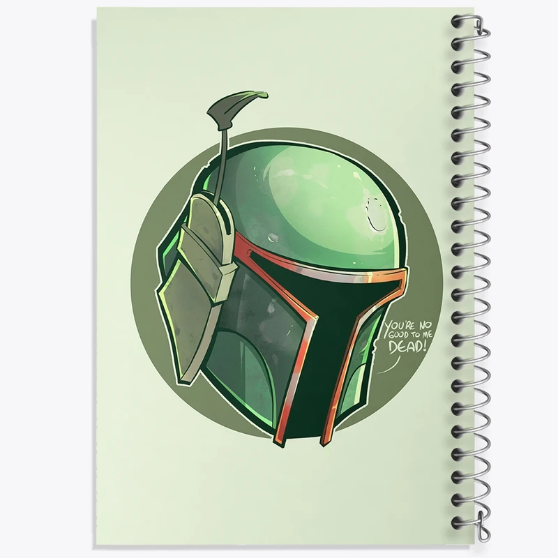 دفتر شطرنجی 50 برگ خندالو مدل جنگ ستارگان (Star Wars) کد F144