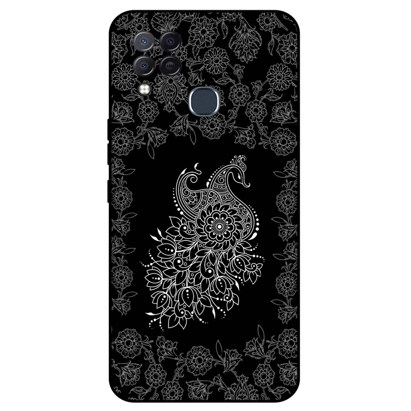 کاور مگافون طرح ققنوس مدل 7425 مناسب برای گوشی موبایل اینفینیکس Hot 10T / Hot 10s / Hot 10s NFC 