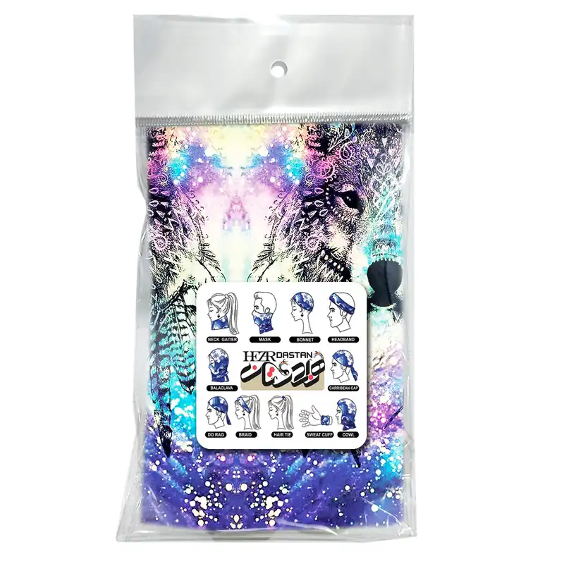 دستمال سر و گردن هزاردستان مدل DB37