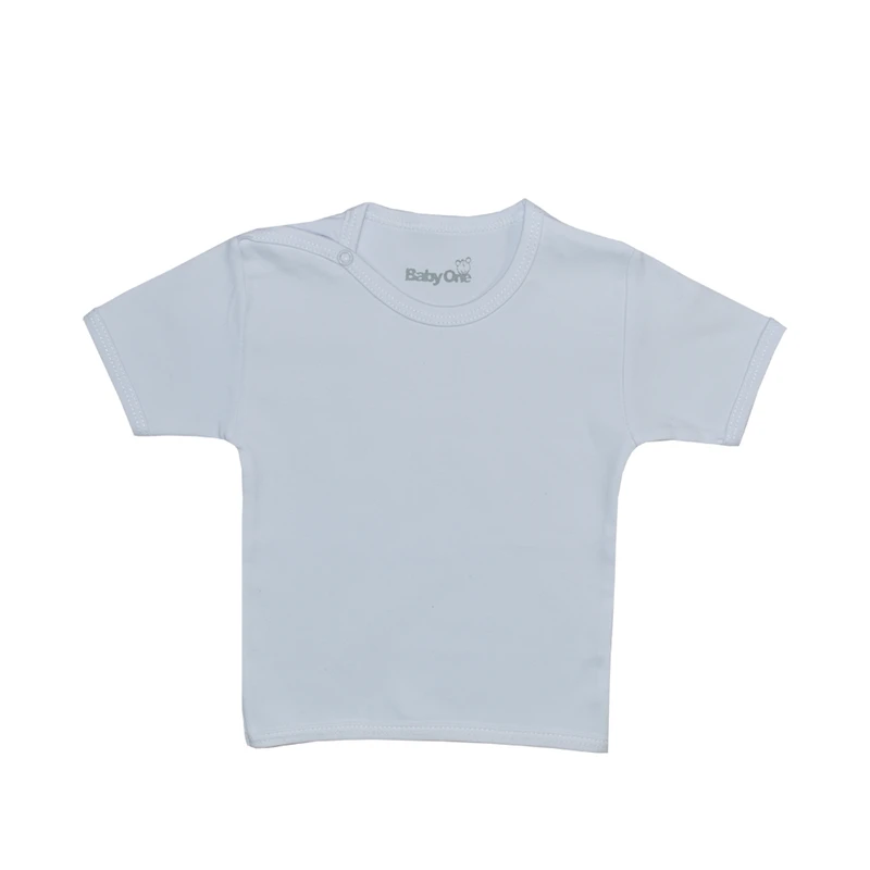 تی شرت آستین کوتاه نوزادی بی بی وان مدل ساده