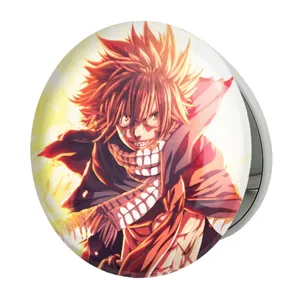 آینه جیبی خندالو طرح ناتسو انیمه فری تیل Fairy Tail مدل تاشو کد 16496 