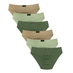 شورت اسلیپ مردانه آریان نخ باف مدل 1312 بسته شش عددی