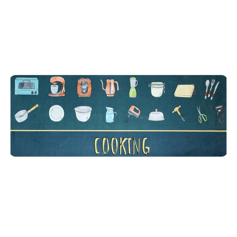 پادری مدل فرشینه آشپزخانه فانتزی کد K-29 سایز 50*150 سانتی متر مناسب برای فضای داخلی