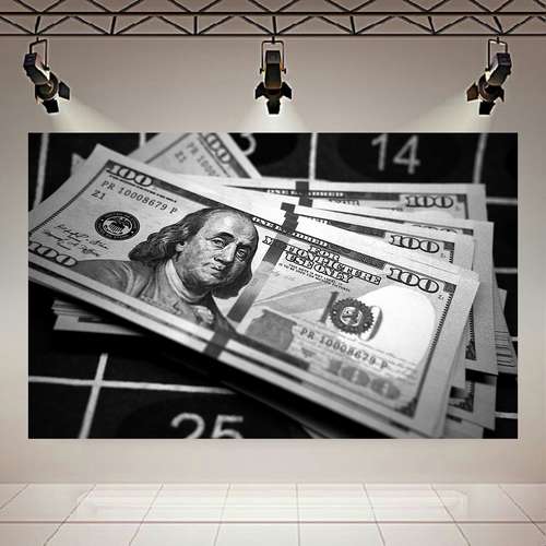 پوستر طرح دلار مدل سیاه و سفید کد AR8920