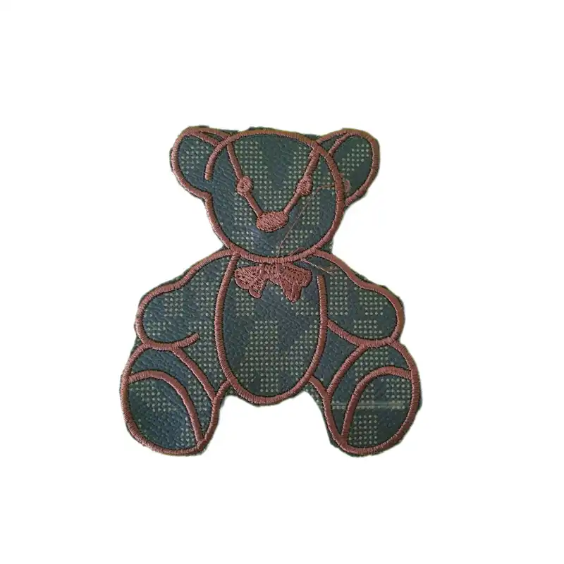 استیکر پارچه و لباس مدل حرارتی طرح تدی کوچک بسته 2 عددی