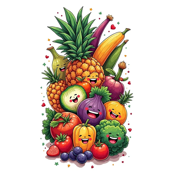 استیکر پارچه و لباس پاد آفرین طرح میوه کد 745