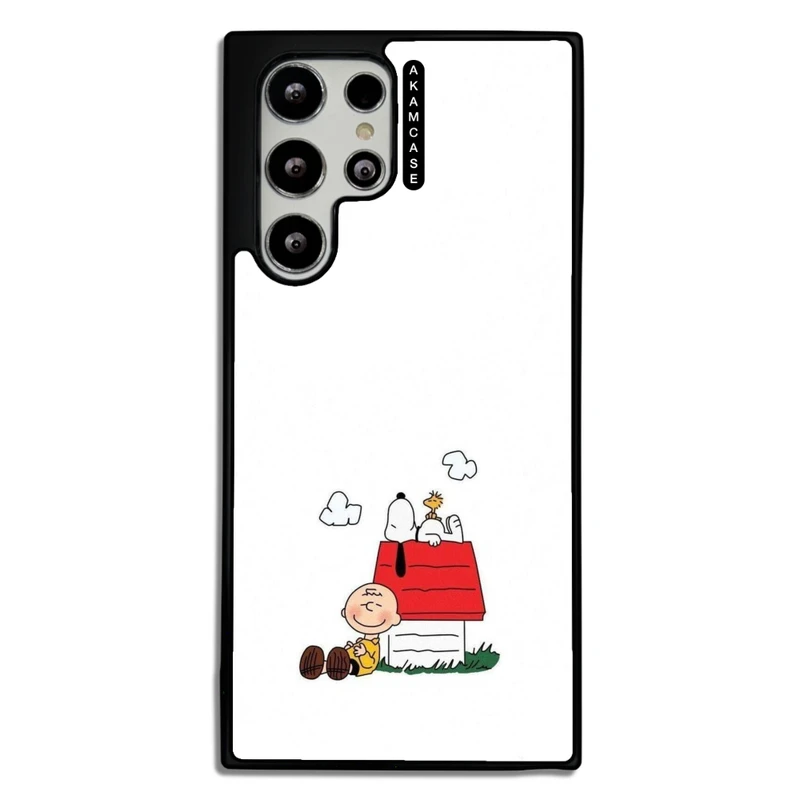 کاور آکام مدل AMC-WSGS22U-SNOOPY-32 مناسب برای گوشی موبایل سامسونگ Galaxy S22 Ultra