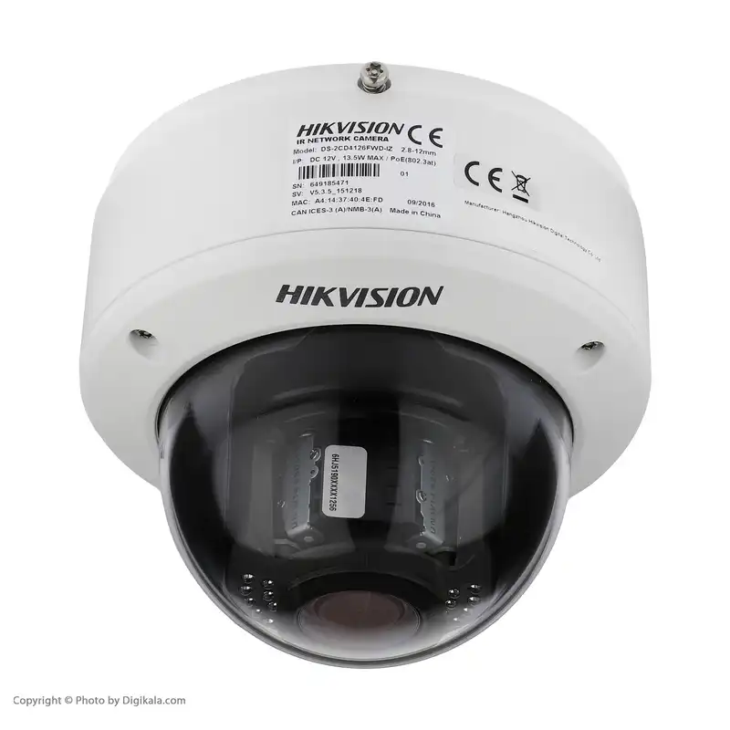 دوربین مداربسته تحت شبکه هایک ویژن مدل DS-2CD4126FWD-IZ