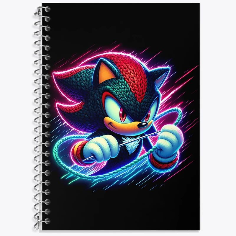 دفتر لغت 50 برگ خندالو طرح سونیک (Sonic) کد F7179