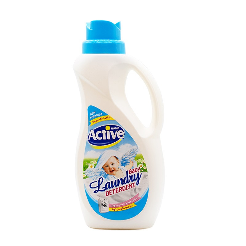 مایع لباسشویی کودک اکتیو مدل Baby وزن 1500 گرم بسته 2 عددی