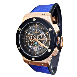 ساعت مچی عقربه‌ای مردانه هابلوت مدل اسکلتون