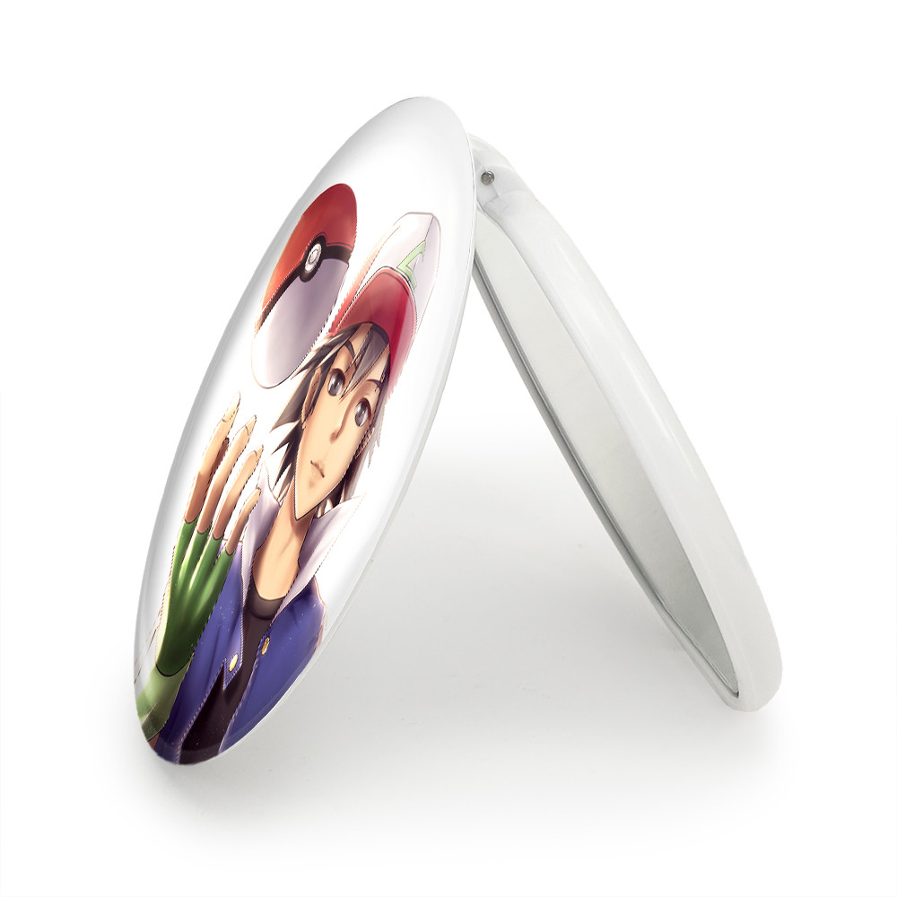 آینه جیبی خندالو طرح ساتوشی انیمه پوکمون مدل تاشو کد 17345