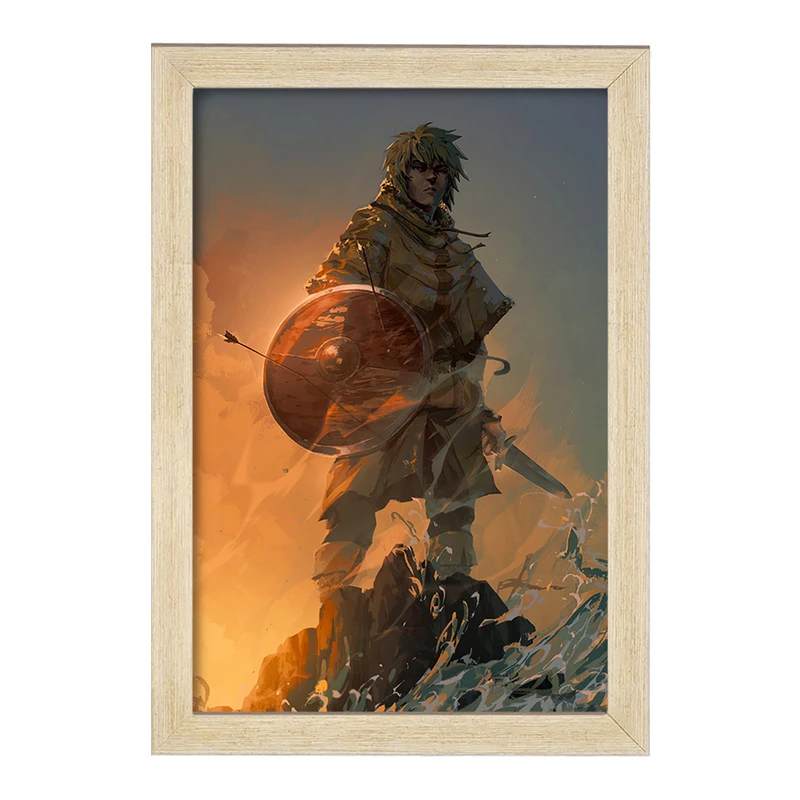 تابلو خندالو مدل تورفین انیمه حماسه وینلند Vinland Saga کد 27486