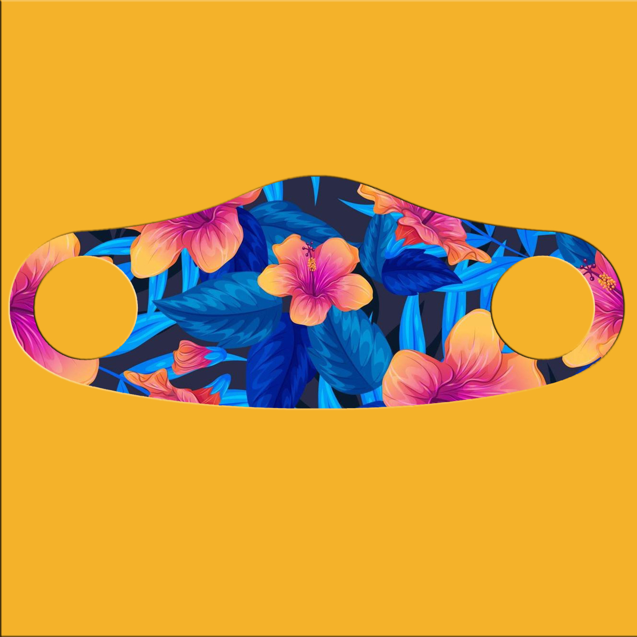 ماسک تزیینی طرح گل کد S 33