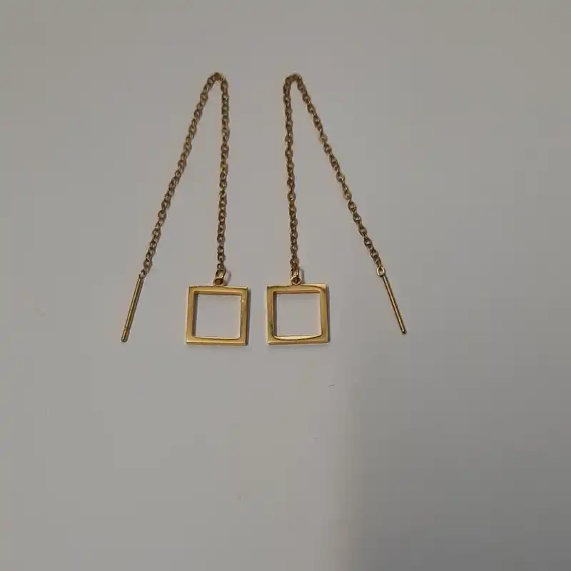 گوشواره زنانه مدل بخیه ای