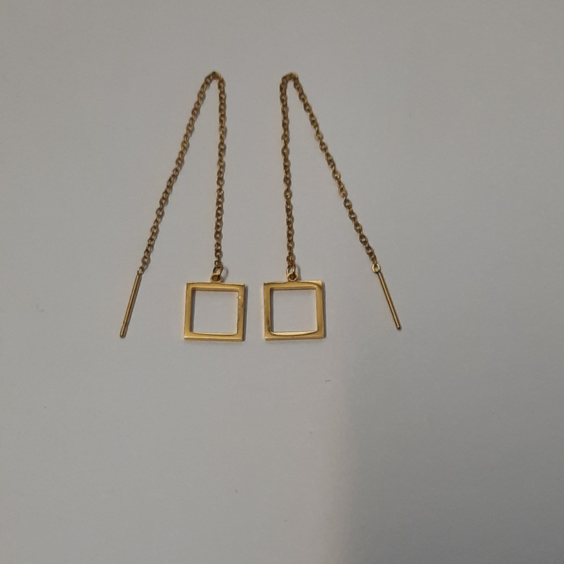 گوشواره زنانه مدل بخیه ای