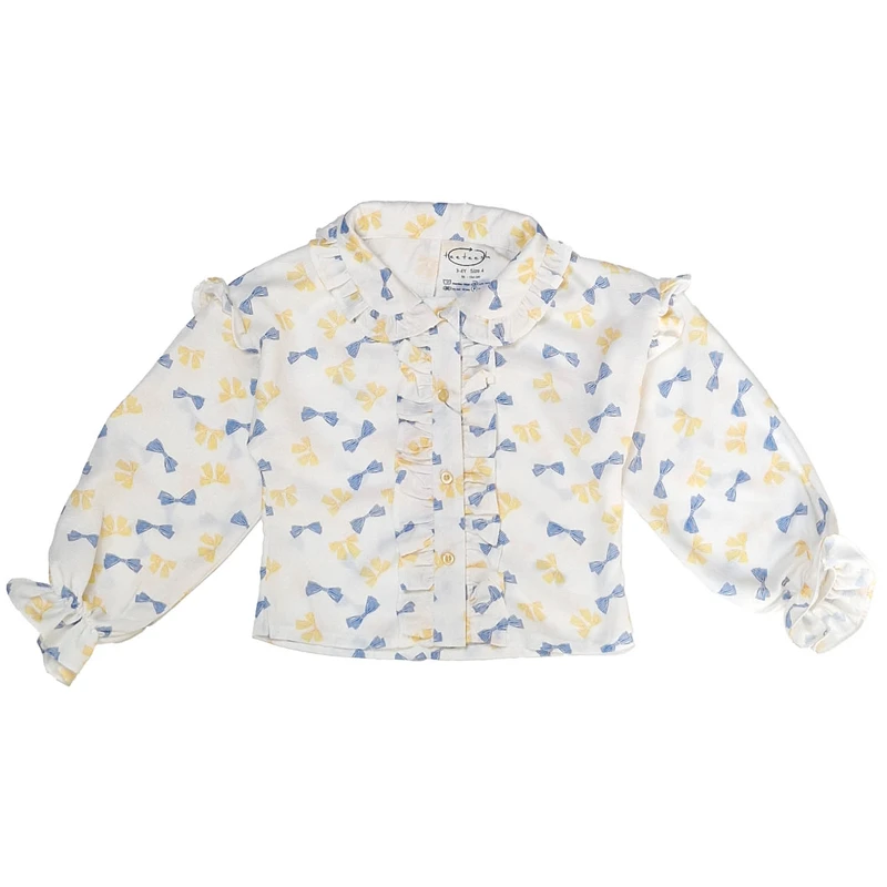 شومیز آستین بلند دخترانه تیتیش مدل 2471610