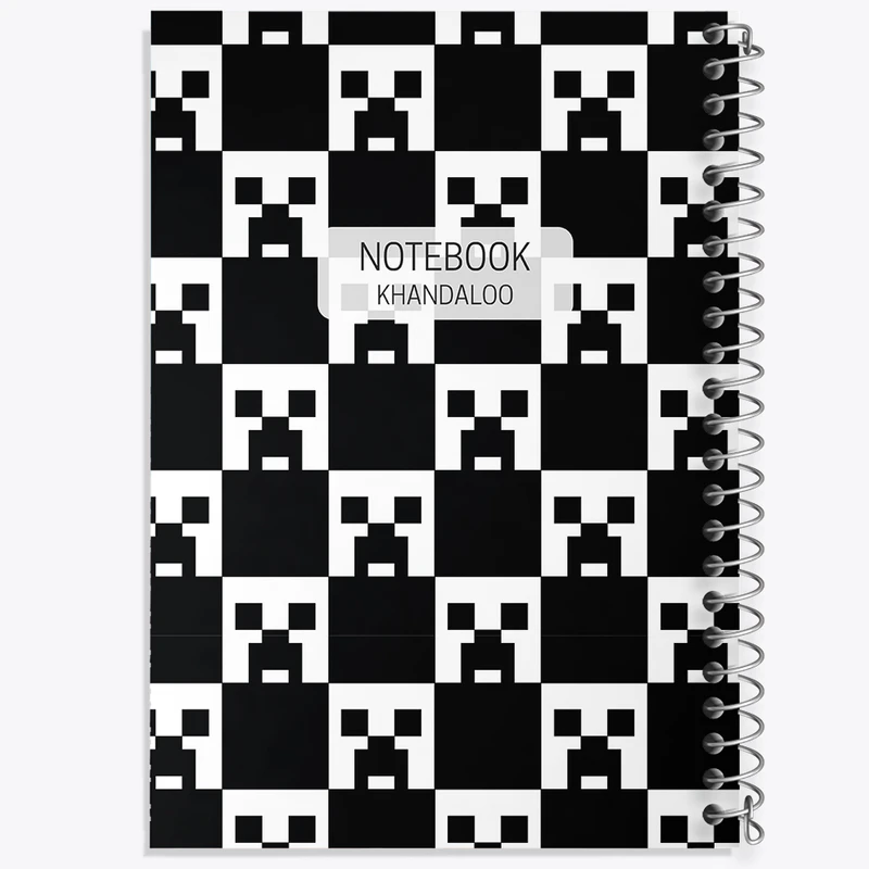 دفتر مشق 100 برگ خندالو طرح ماینکرافت (Minecraft) کد N550