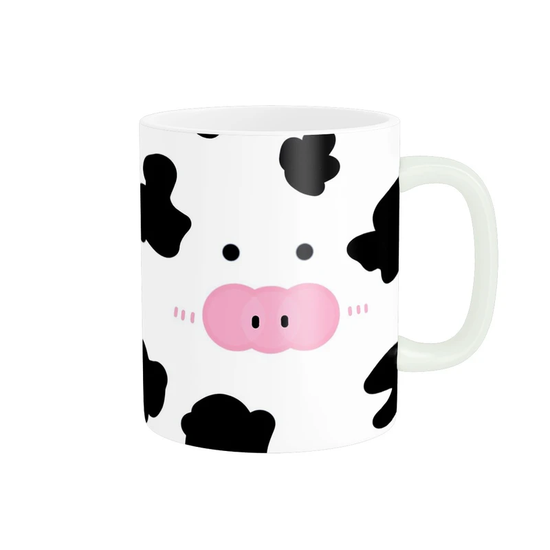 ماگ پاد آفرین مدل گاو خال خالی کد 282