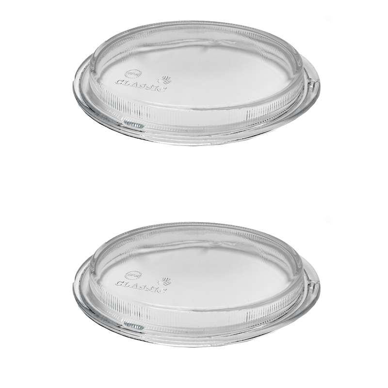 شیشه چراغ مه شکن جلو مدل JT123 مناسب برای تیبا بسته 2 عددی 