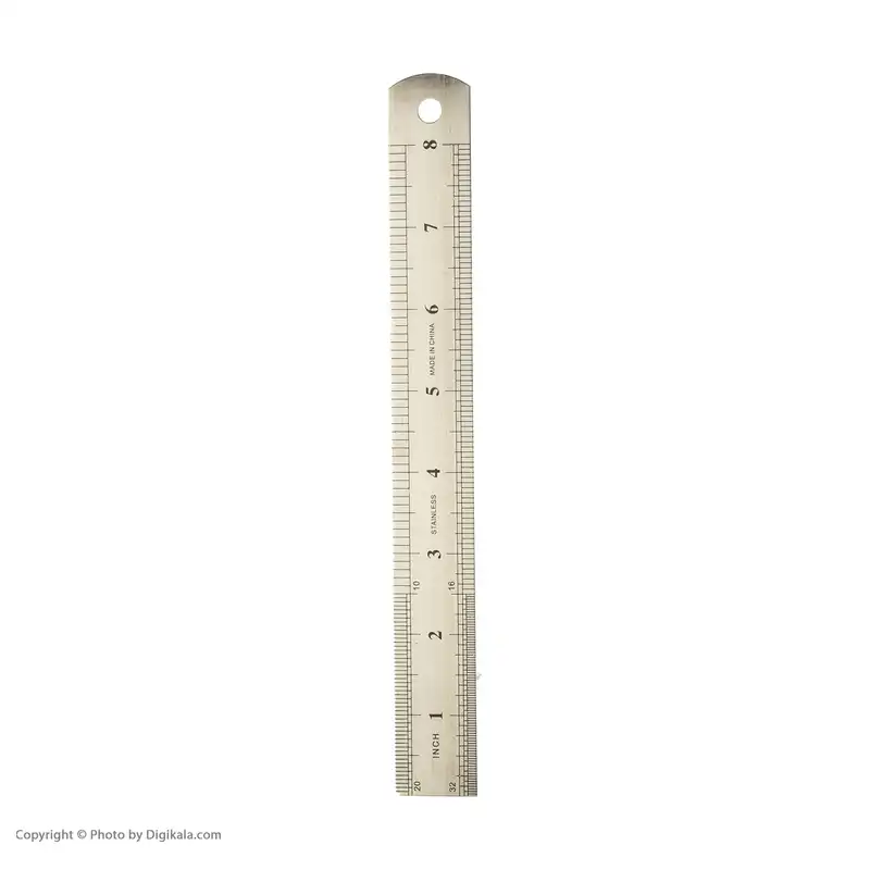 خط کش 20 سانتی متری مدل A کد 120207