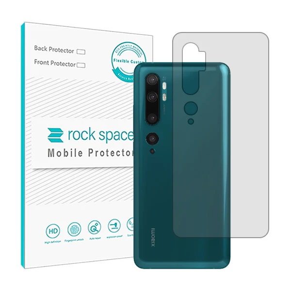 محافظ پشت گوشی شفاف راک اسپیس مدل HyGEL مناسب برای گوشی موبایل شیائومی Mi Note 10
